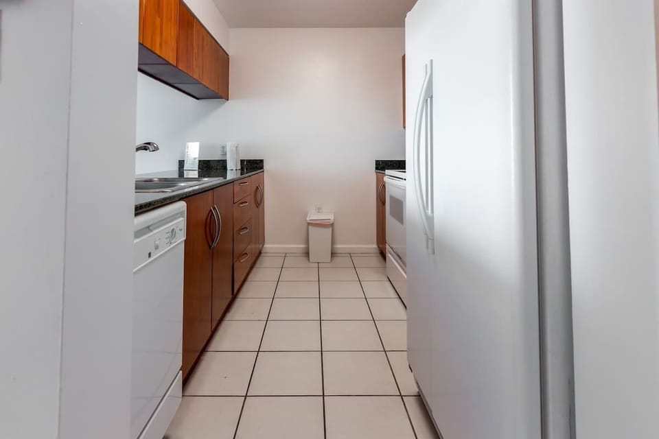 Fully equipped kitchen with complete set of cookware
