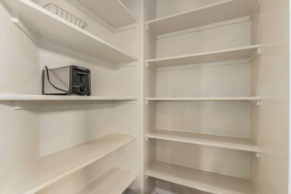 Fully equipped kitchen with island and modern appliances