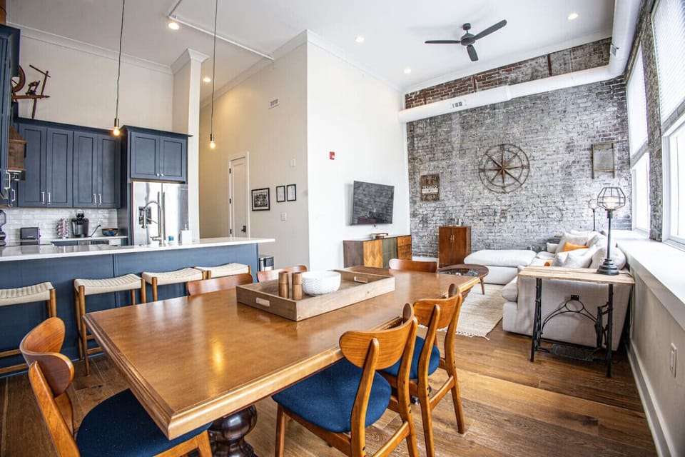 Dining Room & Living Space: Enjoy meals and mingling in this stylish, bright open-concept area!