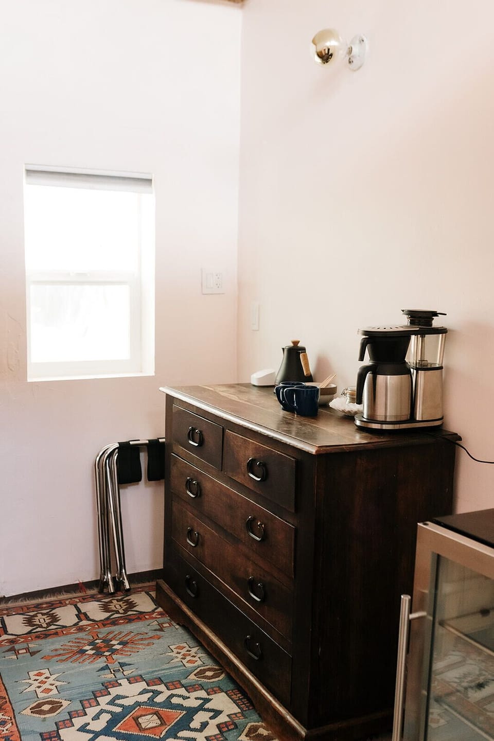 Dresser and Coffee Station