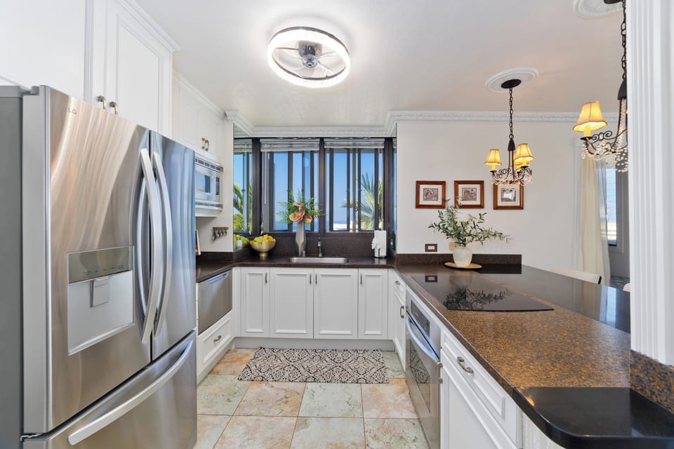 Starter supplies include 2 rolls of paper towels, trash bags, dishwasher pods or dishwasher gel, dish soap and hand soap.