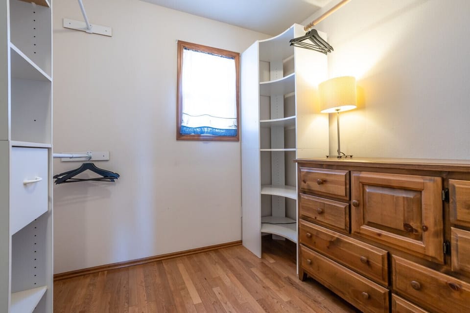 Primary closet
