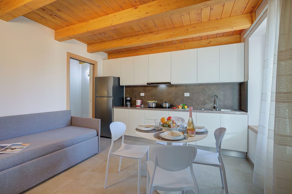 Kitchen and dining area