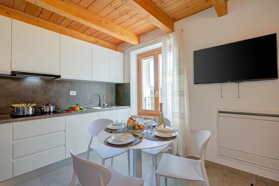 Kitchen and dining area