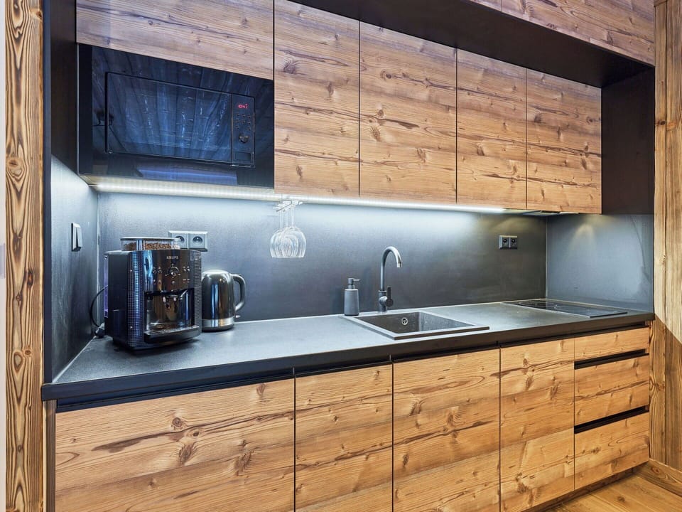 Wood, Countertop, Cabinetry, Flooring, Furniture, Kitchen, Interior Design, Floor, Sink, Home