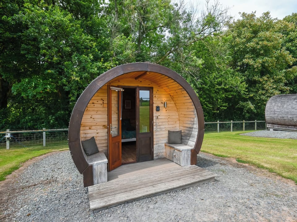 Exterior | Ash - Glamping Pod - Castle Farm Holidays Shropshire, Oswestry