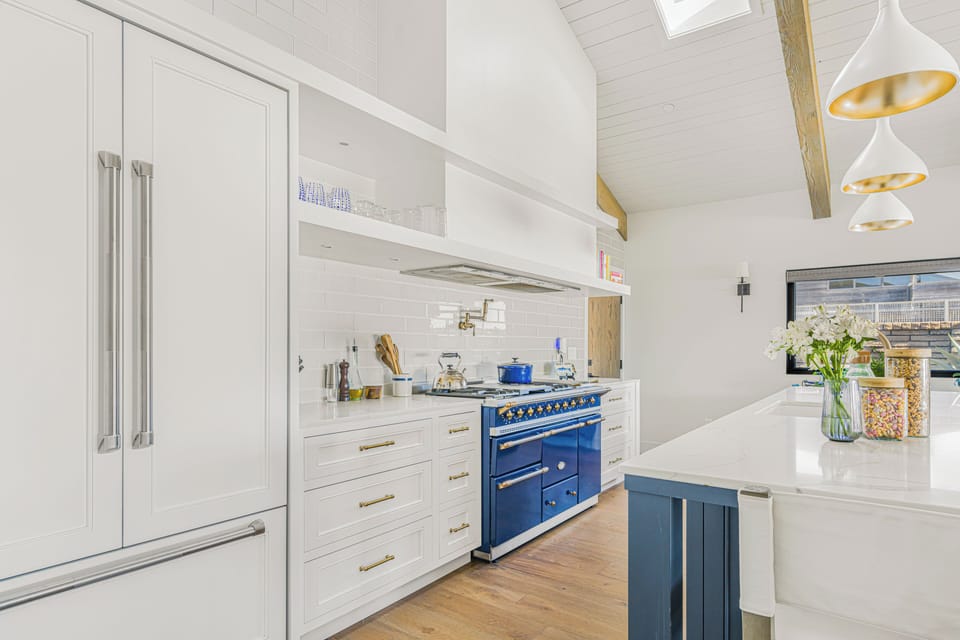 Kitchen stocked with essentials.