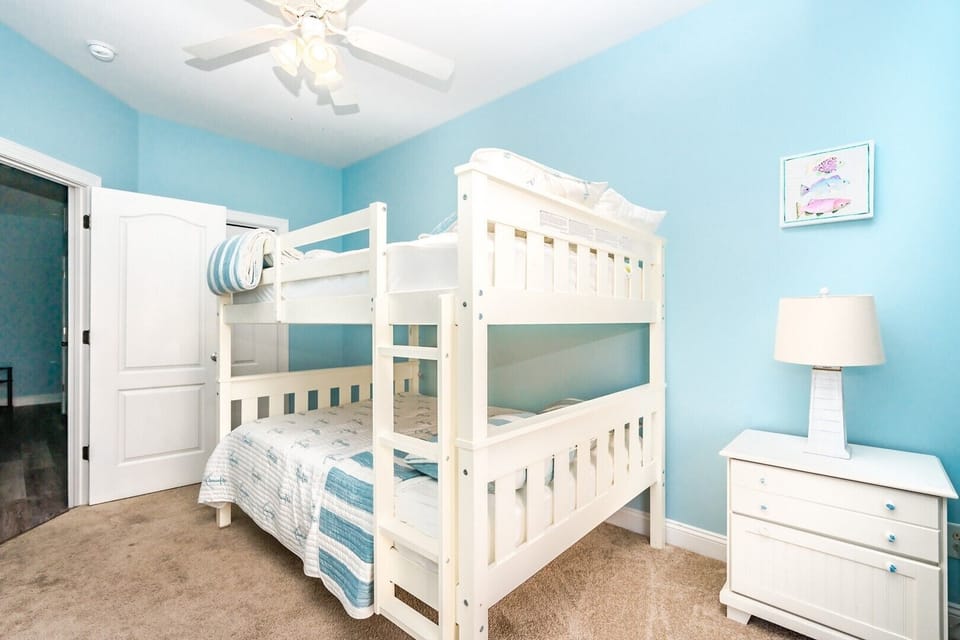1st Floor Back Bedroom  -Dbl Over Dbl Bunk Bed
