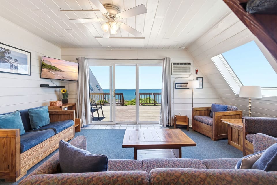 A front-row seat to Lake Michigan from the heart of Chalet #20.