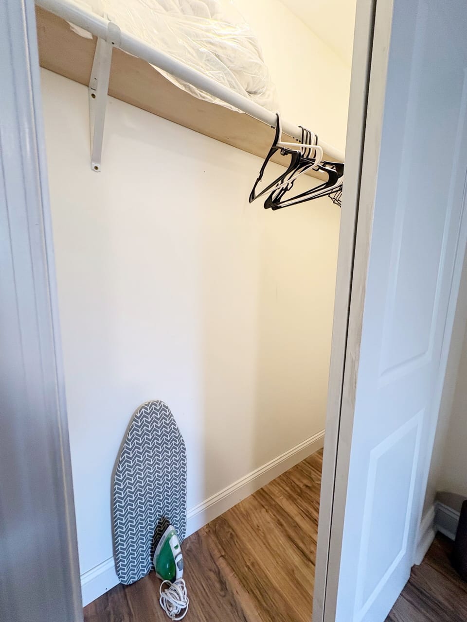 Large Closet Space with Plenty Of Hangers