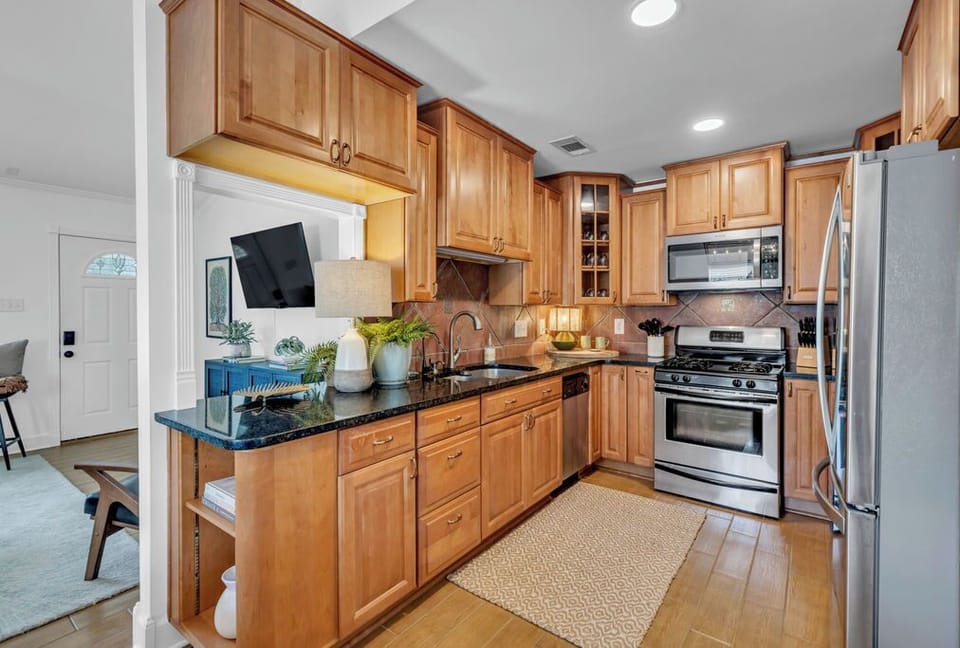 House, Bay View | Private kitchen | Coffee/tea maker