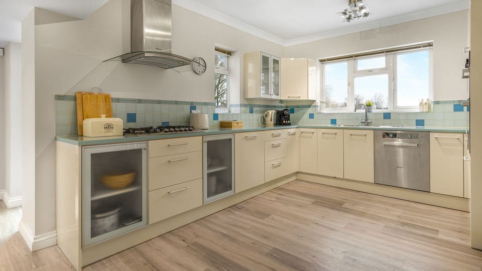 The kitchen is a communal space letting you spend time together as meals are prepared.