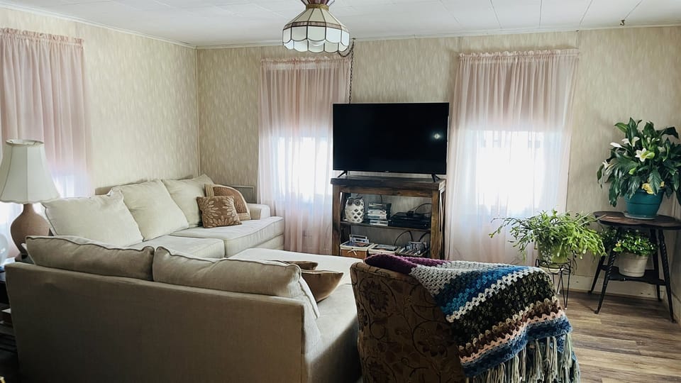 Lower level living area
