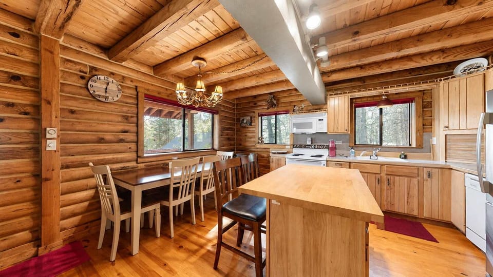 Dining and kitchen area