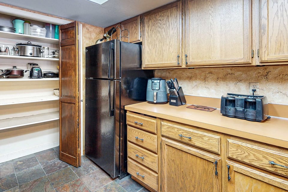 Well stocked kitchen