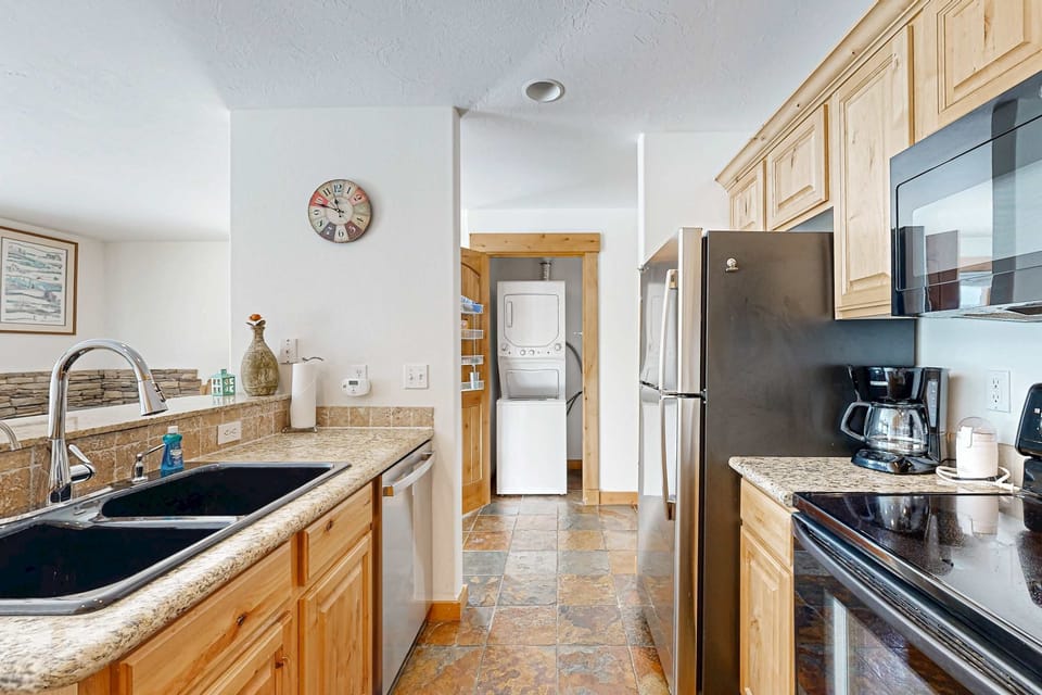 Main level: Updated kitchen