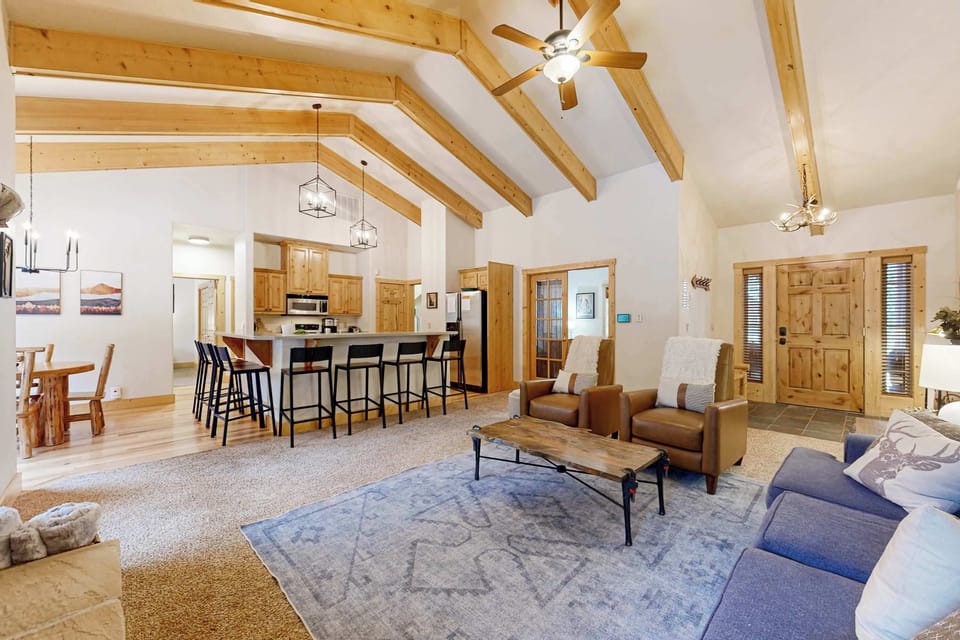 View of Kitchen From Living Room