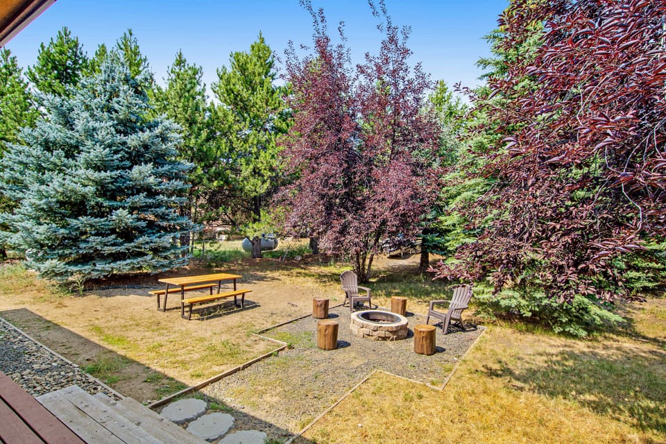 Back Yard Firepit and Outdoor Dining