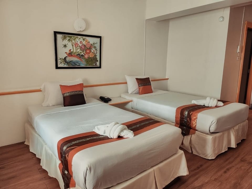 Desk, WiFi (free), bed sheets