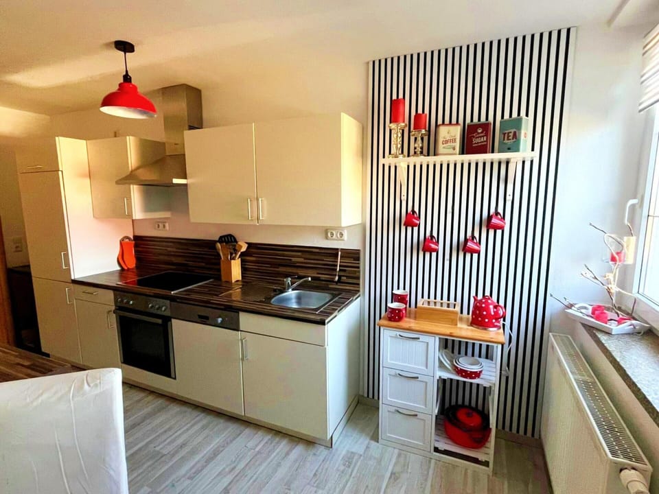 Apartment | Private kitchen | Fridge, oven, dishwasher, coffee/tea maker