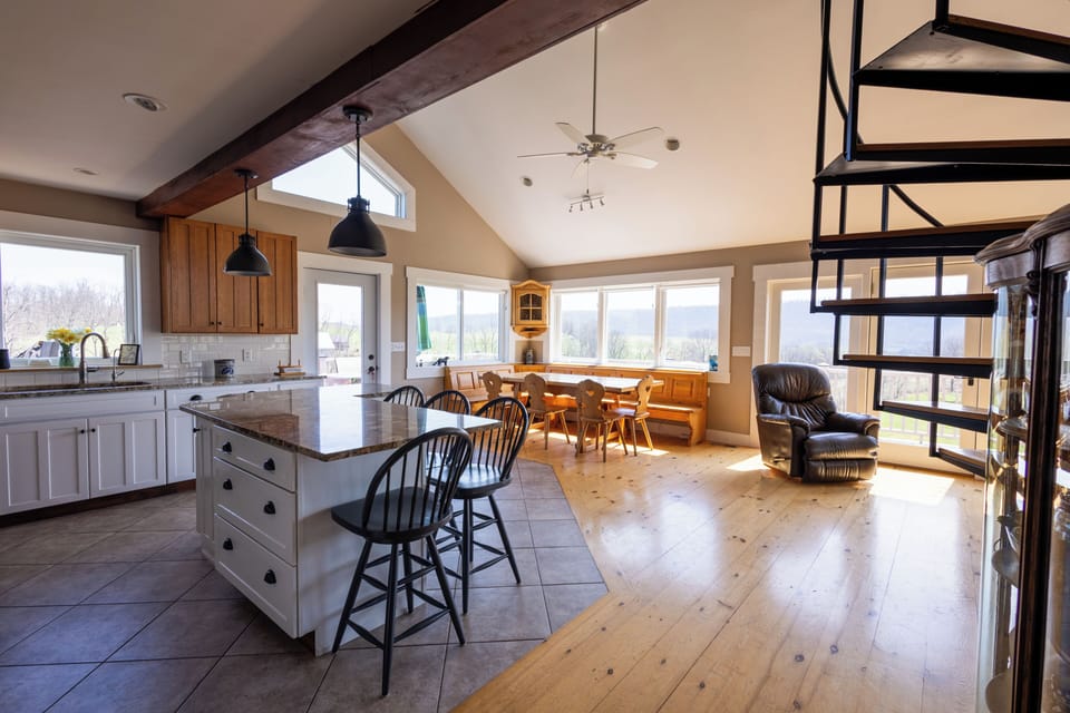 Kitchen into Dining Area