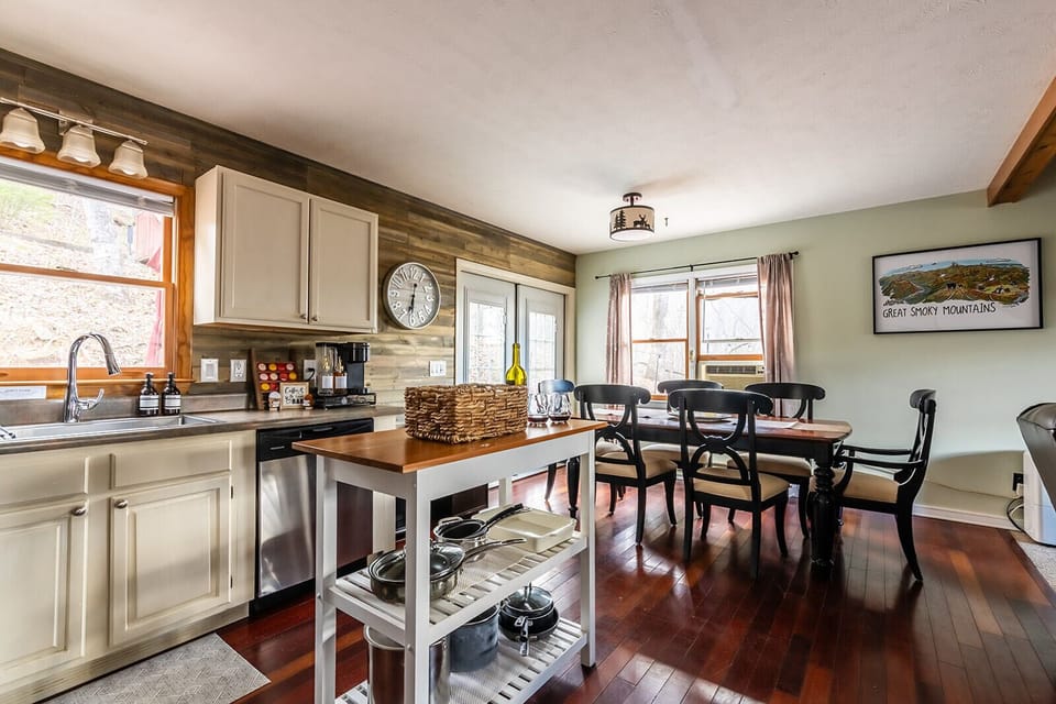 Open Kitchen and Dining Area