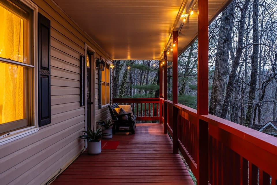 Private covered deck