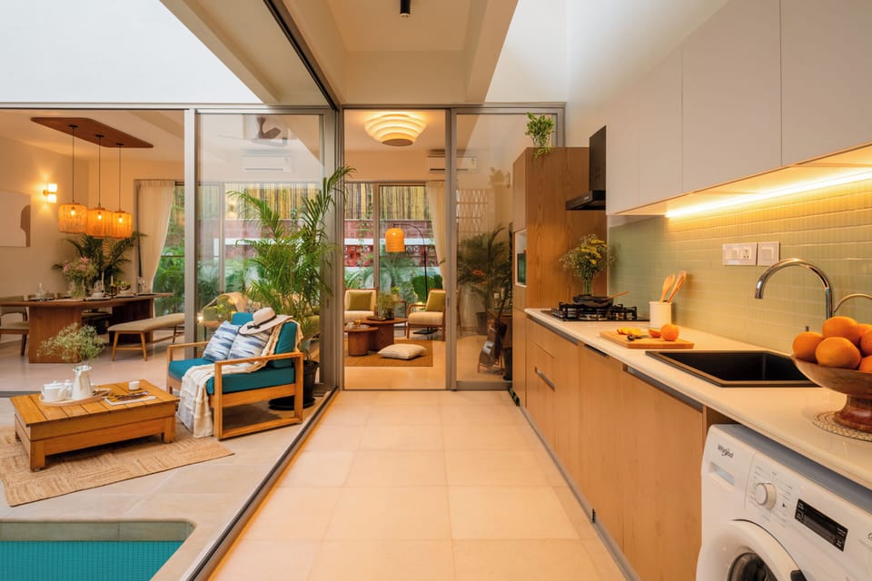 Villa, Garden View | Private kitchenette