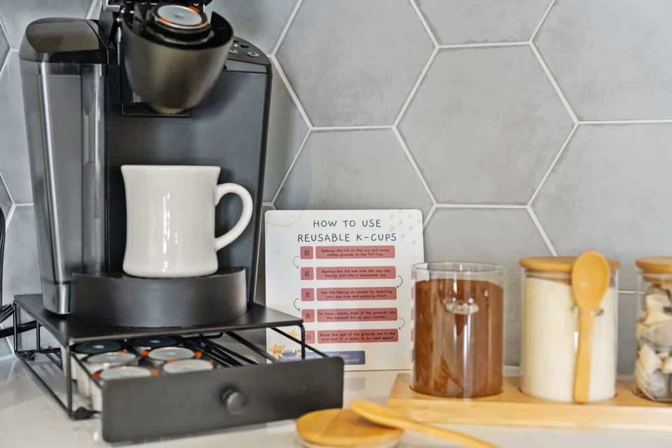 Perfect setup for your daily caffeine fix.