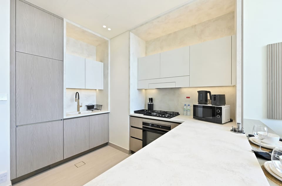 Apartment, Balcony, City View | Private kitchen