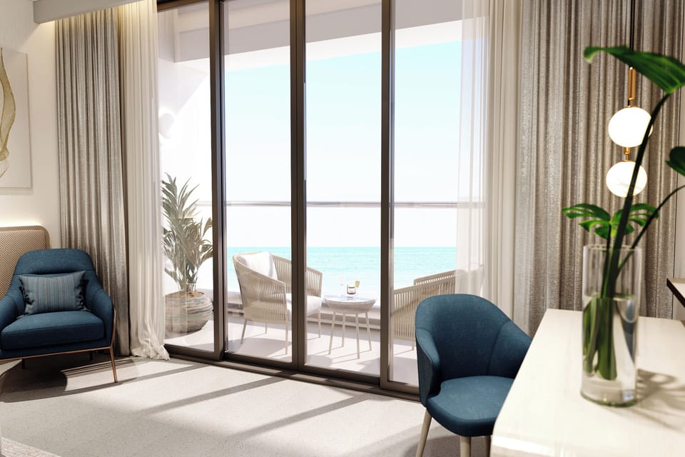 Junior Suite, Ocean View | In-room safe, free WiFi, bed sheets