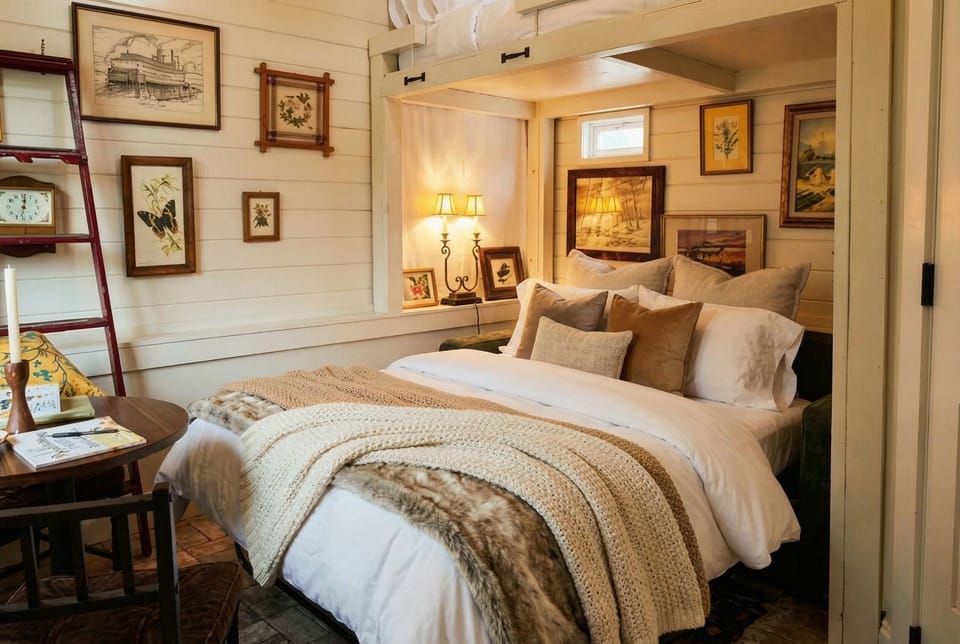 Sleeper becomes a cozy bed for a great night sleep.