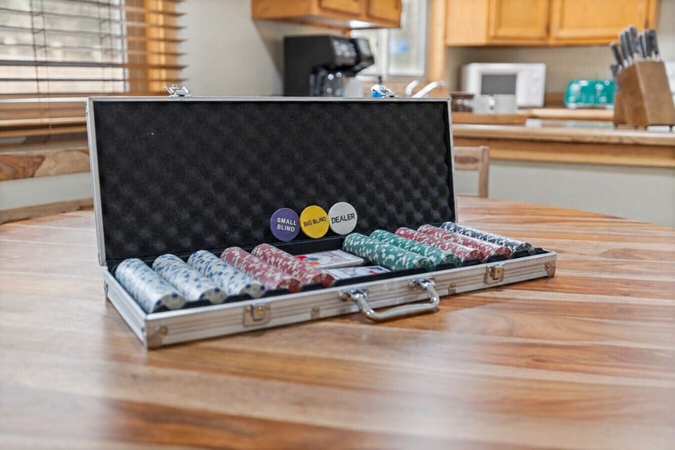 Dinner is served, but the real fun happens when the board games come out!