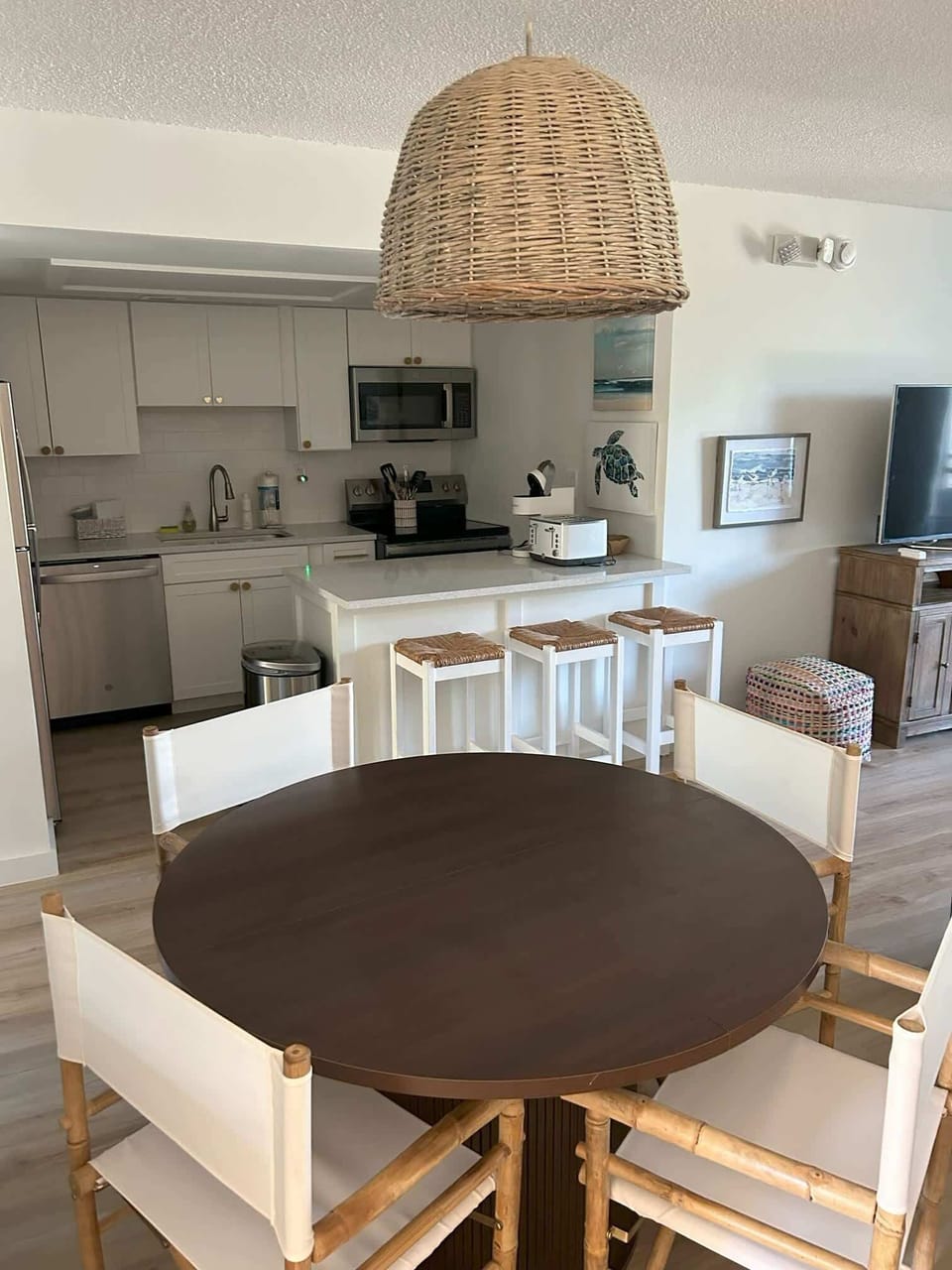Enjoy a meal in your dining area