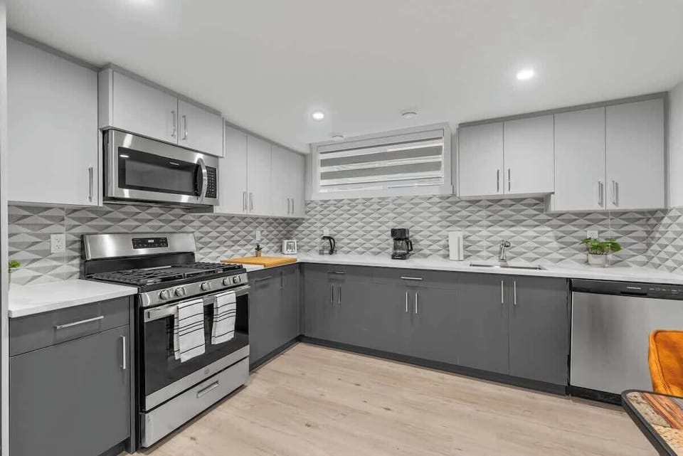 Fully equipped kitchen with everything you need for easy meal prep.
