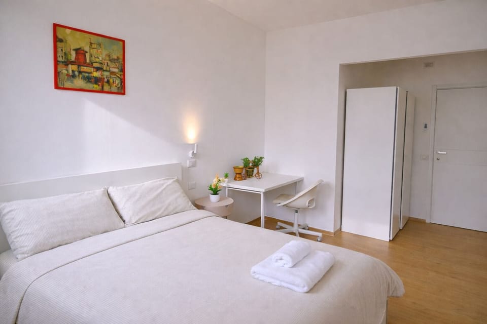 Down comforters, blackout drapes, iron/ironing board, free WiFi