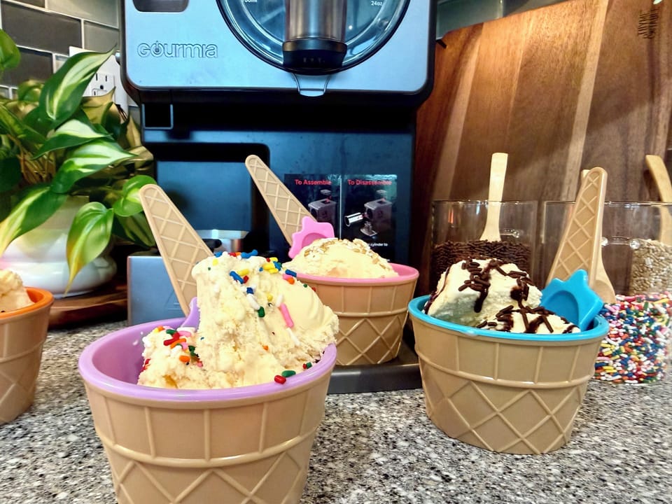 Try your hand with homemade ice cream