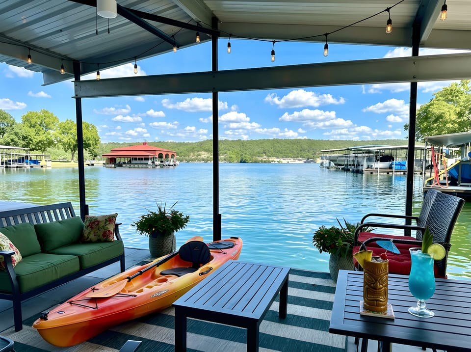 Enjoy the main channel views right from your private dock