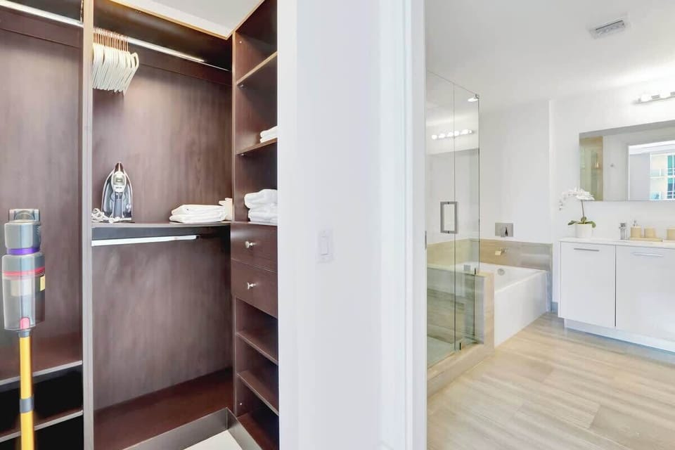 Clean and sanitized bathroom with all the essentials provided