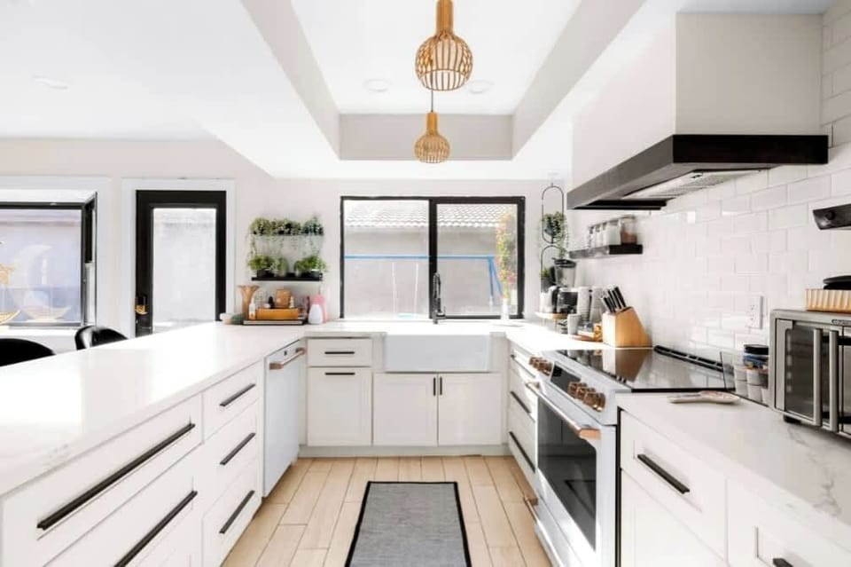 Cook your favorites in the fully equipped kitchen with modern appliances and all the essentials.