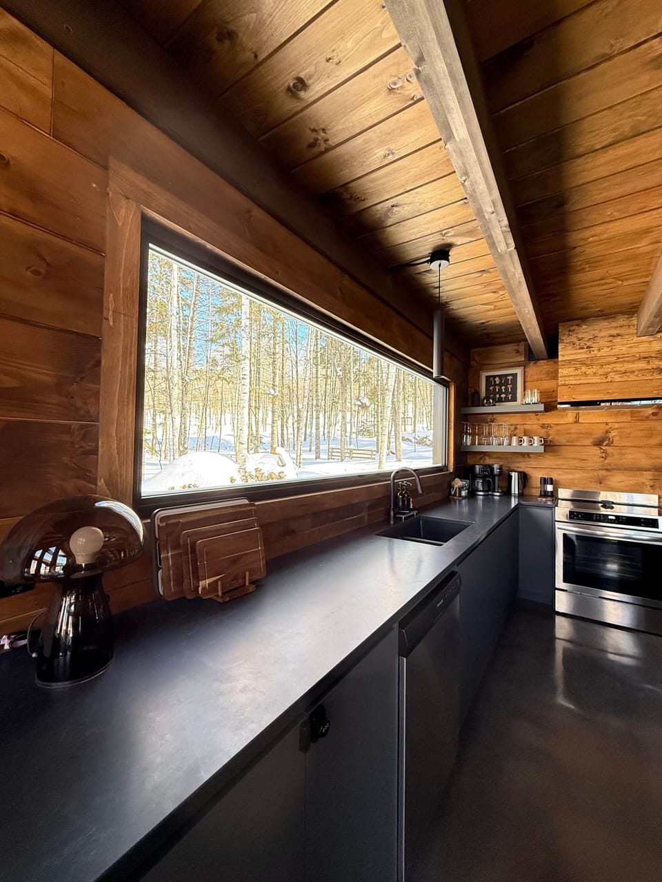 View of the kitchen