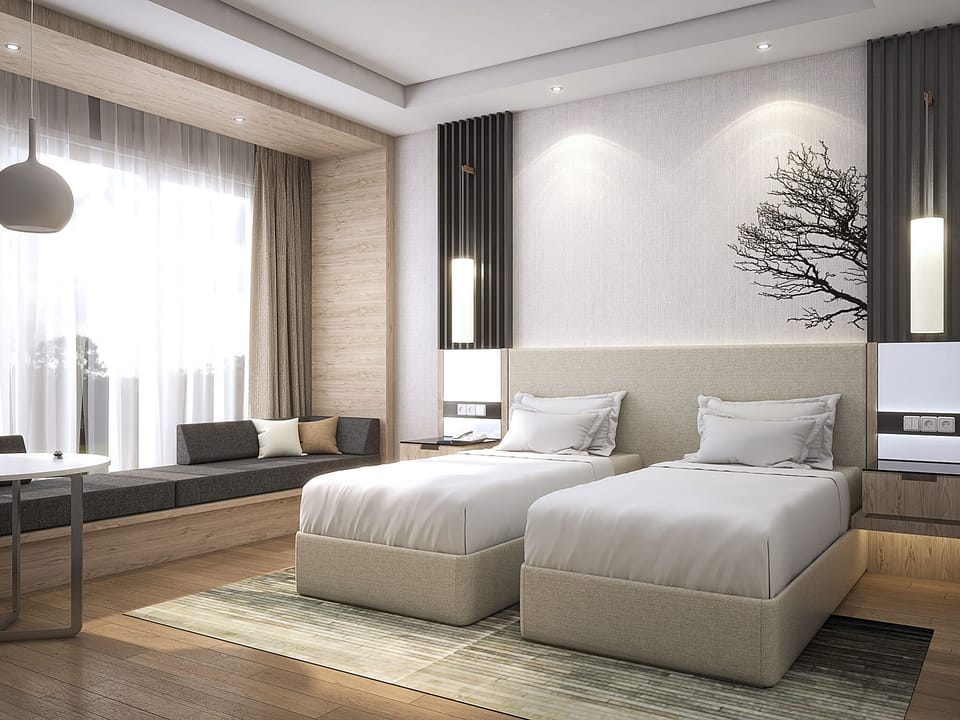 Deluxe Twin Room | In-room safe, desk, WiFi (free)
