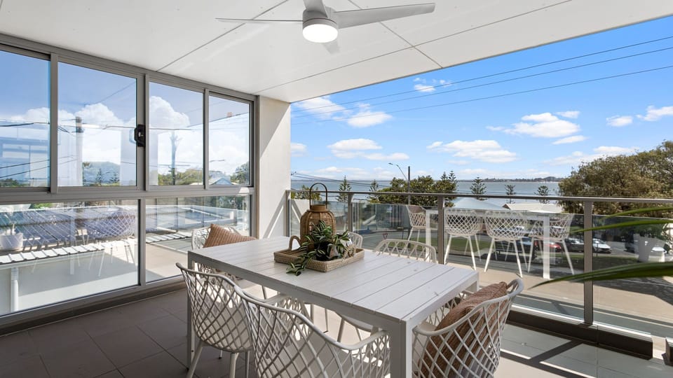 Relax outside and enjoy the refreshing coastal breeze.
