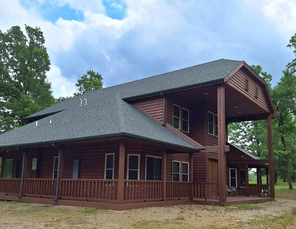 front view of cabin