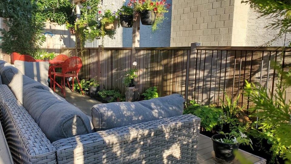 [Patio] Relax in comfort and sip your morning coffee or an evening beverage.