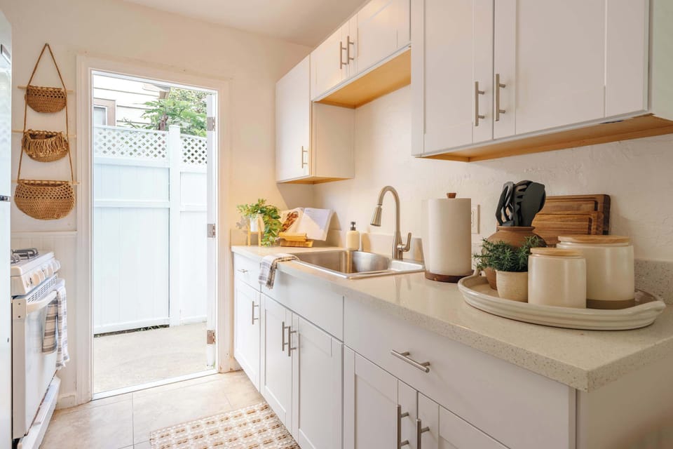 Thoughtfully stocked for cooking, dining, and longer stays.