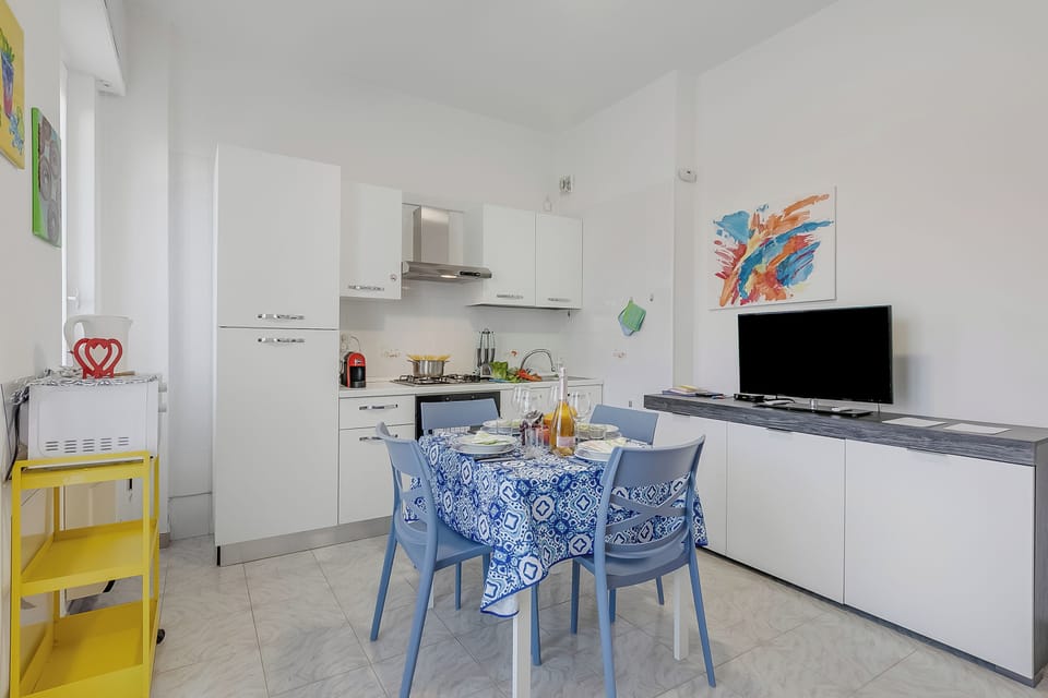 Kitchen and dining area