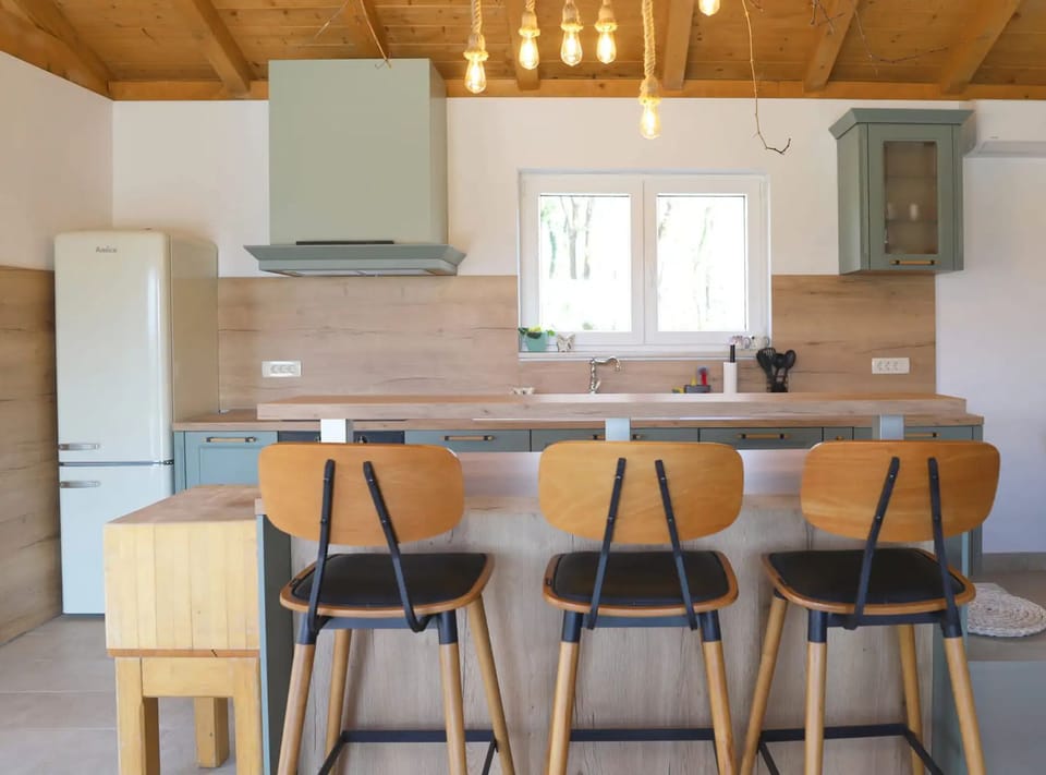 House (Three bedroom Vila with pool) | Private kitchen | Fridge