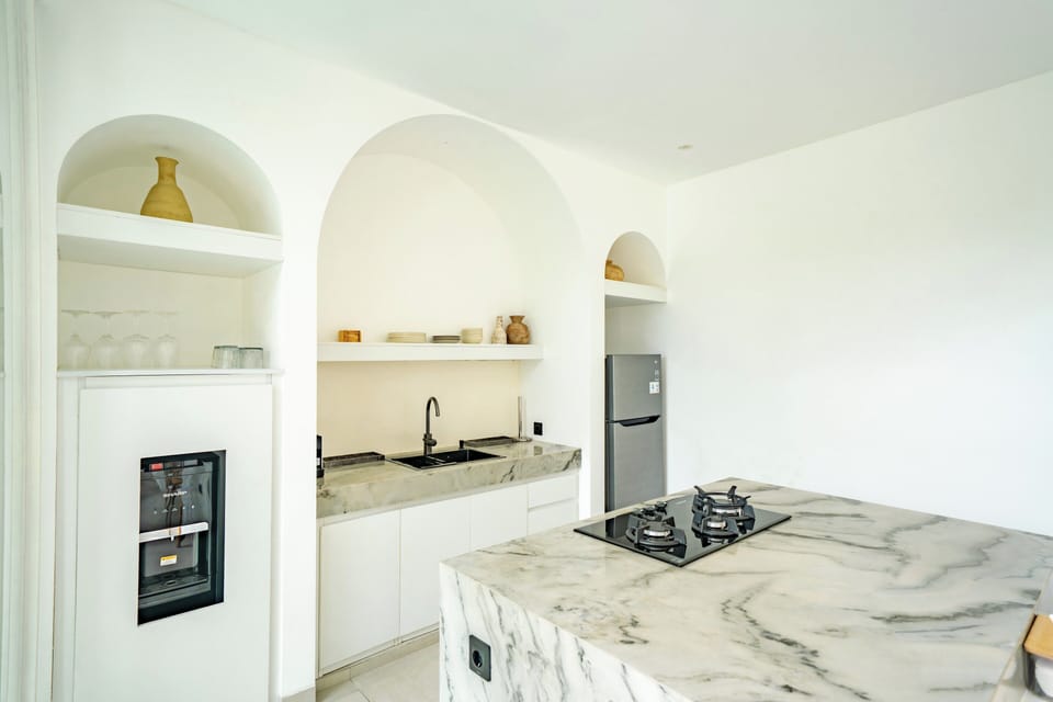 Villa, 2 Bedrooms, Private Pool, Pool View | Private kitchen | Fridge, oven, coffee/tea maker, electric kettle