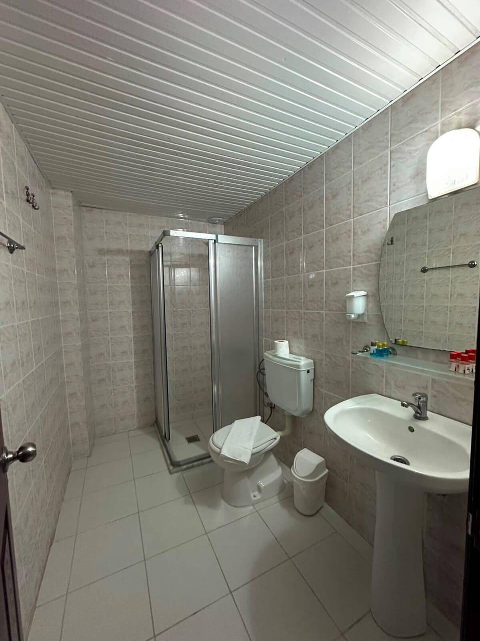 Economy Double Room, City View | Bathroom | Shower, hair dryer, towels, soap